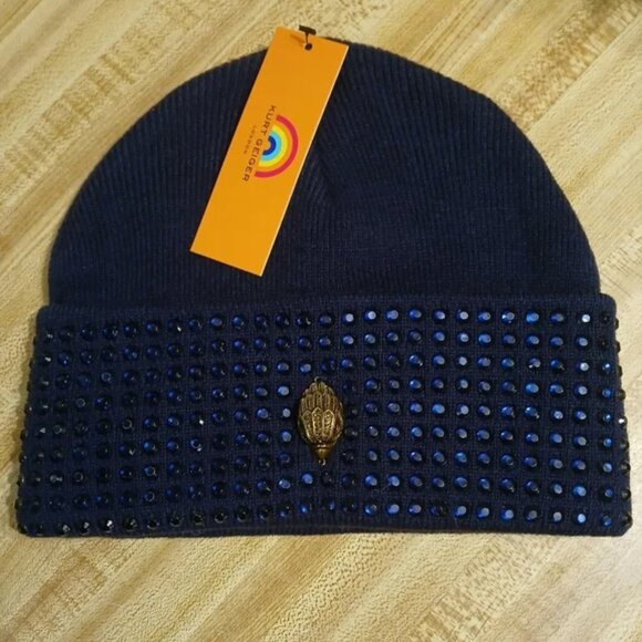 Kurt Geiger Crystal Cuff Beanie - Picture 1 of 2